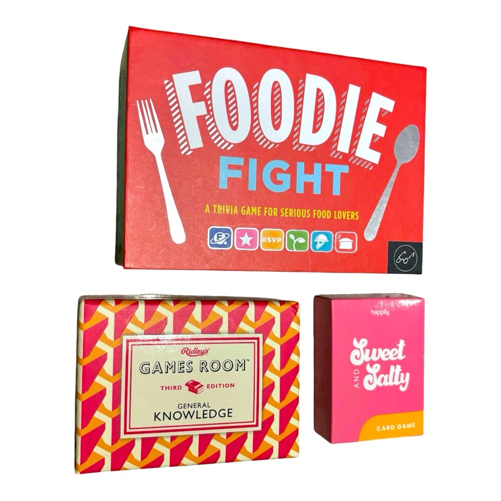 Bundle of card and trivia games